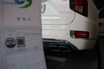 [현대 펠리세이드 켈리그라피 3.8] 무브모터스 커스텀 켓백 듀얼 가변 배기튜닝 / 부산 JSR배기 자동차 머플러 구조변경 검사 대행 업체 / 부산 기장군