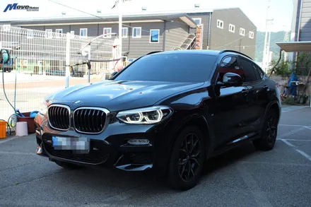 [BMW X4 20d] 550 스타일 실버 듀얼 사각팁 / 부산 기장군
