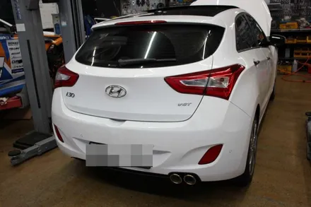 [현대 I30 디젤] 만도2P + REBS 브레이크 장착 / JSR 소리박 + 머플러팁 +XG2P 320mm브레이크 / 하드론Z 브레이크 패드 / 부산 자동차 정비 튜닝 / 부산 기장군