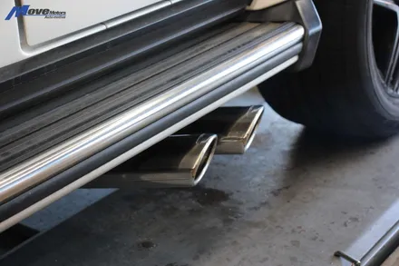 [벤츠 G바겐 G63 AMG] 본넷 후드 장착 + AMG배기 + 번웨이 브레이크 디스크 경량 로터 교체 / 부산 수입차 자동차 정비 튜닝 / 수입차 가성비 브레이크 / 부산 기장군