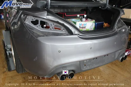 [제네시스 쿠페 380GT M&S 리어댐 튜닝]/부산 젠쿱 튜닝샵/제네시스 쿠페 바디킷/M&S디퓨져/부산 BK매니아 협력업체/울산+경남+부산 튜닝샵/보험처리/판금,도색/사고차수리 / 부산 기장군