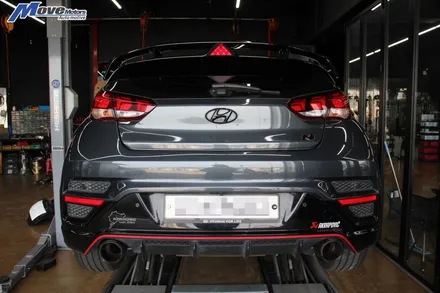 벨로스터 JS 1.6T 에서 벨로스터N 프론트 범퍼 교환했습니다.! 슈퍼드리프트 블로우오프밸브도 장착했어요. N범퍼 N룩 / 부산 기장군