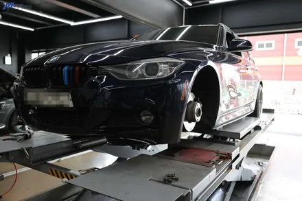 [BMW 320d 투어링] 19인치 트라이앵글 타이어 TH201 4계절 스포츠 타이어 235 / 35 / R19 부산 수입차 휠 타이어 무브모터스 / 부산 기장군