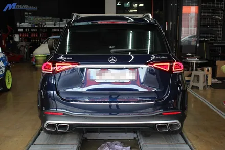 [벤츠 GLE 450] JSR 져스트 사운드부스터 장착 저음스피커2발 고음스피커1발 / 부산 + 경남 + 울산 + 양산 벤츠 사운드부스터 장착점 무브모터스 / 부산 기장군