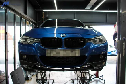 [BMW F30 320i] 아우라에스 ARP 가변 듀얼 배기 / 부산 ARP 배기 JSR 레인보우 배기팁 장착 튜닝 구조변경 / BMW 카본 디퓨져 무브모터스 / 부산 기장군