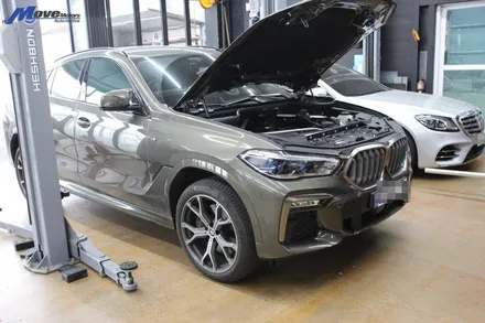 [BMW G06 X6 40i] 엑사 슈페라 5W40 엔진오일 + 모튤 75W 140 디퍼런셜 오일 교환 / 수입차 신차 길들이기 오일 교환 경정비 무브모터스 / 부산 기장군