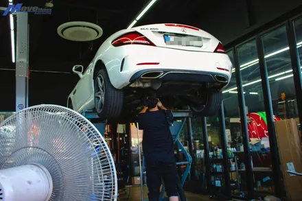 [벤츠 SLC200] 커스텀 듀얼 가변 배기 부산 국산차 수입차 커스텀 배기튜닝샵 무브모터스 / 부산 기장군