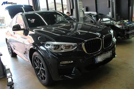 [BMW X4 20d] 550 스타일 실버 듀얼 사각팁 / 부산 기장군