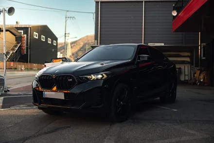 [BMW G06 X6 M60i LCI] JSR퍼포먼스 커스텀 가변배기 / 카본 듀얼 원형 머플러팁