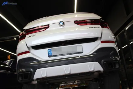 [BMW G06 X6 30d] 무광 카본 원형 듀얼 머플러팁 / 부산 기장군