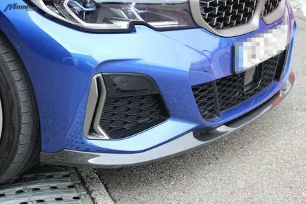 [BMW G20 M340i 투어링] 카본 프론트립 / 사이드립 립댐 장착 / 부산 기장군