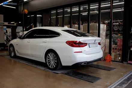 [BMW 6GT 640d] 원형팁에서 M팩 순정 사각팁 이식 / 부산 기장군