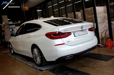 [BMW 6GT 640d] 원형팁에서 M팩 순정 사각팁 이식 / 부산 기장군