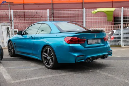 [BMW F33 430i] 아우라에스 ARP 가변 듀얼배기 + JSR 티탄블루 번팁 장착 / 부산 BMW 아우라배기 튜닝샵 무브모터스 / 부산 기장군