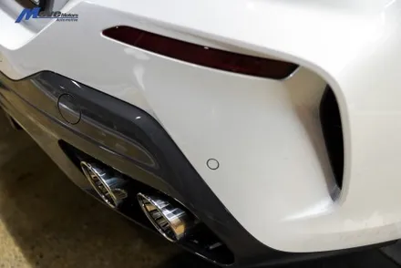 [BMW G16 M850i 그란쿠페] JSR퍼포먼스 100파이 실버 원형 듀얼 머플러팁 장착 / 부산 기장군