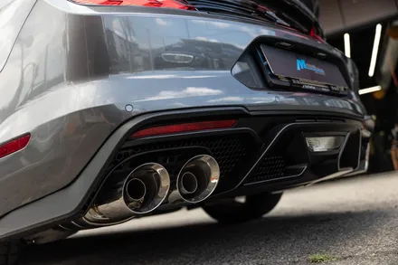 [포드 머스탱 2.3T 에코 부스트] 쉘비 GT500 스타일 바디킷 + 캘리퍼 도색 + 커스텀 가변 배기 / 포드 / 머스탱 / 부산 기장군