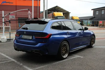 [BMW G20 M340i 투어링] 카본 프론트립 / 사이드립 립댐 장착 / 부산 기장군