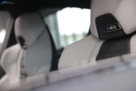 [BMW F90 M5 컴페티션] 3D 타입 카본 리어 디퓨져 + 컴페티션 타입 카본 스포일러 + 스플리터 + JSR퍼포먼스 카본 배기팁 + 카본 휀다 가니쉬 장착 무브모터스 / 부산 기장군