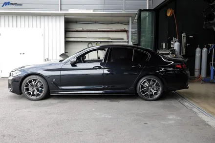 [BMW G30 530i LCi] 아우라에스 ARP 가변배기 튜닝 + M5 스타일 카본 디퓨져 + 카본 듀얼 머플러 튜닝 / 부산 ARP 가변배기 장착점 무브모터스 / 부산 기장군