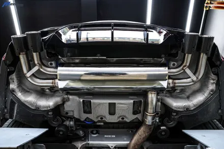 [BMW G30 530i] 아우라에스 ARP 가변 배기 + M5리어 디퓨져  +JSR카본 배기팁 / 부산 가변배기튜닝 / 자동차튜닝샵 / 부산 APR배기 장착 / 수입차 튜닝샵 / 부산 기장군
