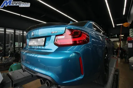 [BMW F87 M2 핸들떨림 디스크로터교환 EBC옐로우 브레이크 패드]EBC패드/브레이크떨림/디스크떨림/디스크연마/사제패드/양산 김해 울산 부산 해운대 정관 수입차 정비 튜닝샵 / 부산 기장군