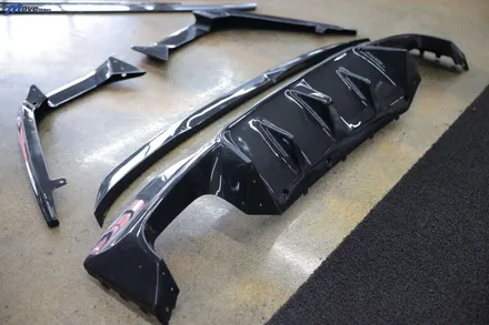 [BMW F90 M5 컴페티션] 3D 타입 카본 리어 디퓨져 + 컴페티션 타입 카본 스포일러 + 스플리터 + JSR퍼포먼스 카본 배기팁 + 카본 휀다 가니쉬 장착 무브모터스 / 부산 기장군