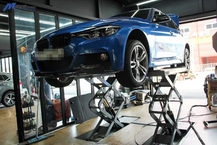 [BMW F30 320i] 아우라에스 ARP 가변 듀얼 배기 / 부산 ARP 배기 JSR 레인보우 배기팁 장착 튜닝 구조변경 / BMW 카본 디퓨져 무브모터스 / 부산 기장군