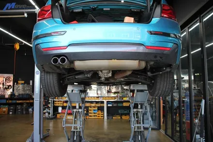 [BMW F32 430i] 구조변경 필요없는 순정형 듀얼 배기라인 튜닝 / 부산 BMW 배기튜닝샵 무브모터스 / 부산 기장군