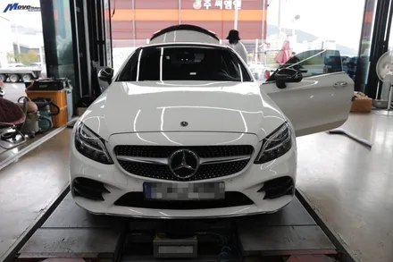 [벤츠 C220d] JSR퍼포먼스 져스트 사운드부스터 장착 / 벤츠 C클래스 쿠페 엑티브사운드 배기음 / 부산배기튜닝 무브모터스 / 부산 기장군