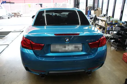 [BMW F32 430i 컨버터블] M4 스타일 카본 리어 스포일러 장착 / 부산 기장군