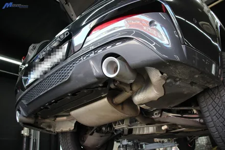 [BMW X4 20d] 550 스타일 실버 듀얼 사각팁 / 부산 기장군