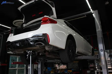 [BMW G30 540i] ARP 전자식 가변배기 + JSR퍼포먼스 카본 듀얼 머플러팁 / 부산 기장군