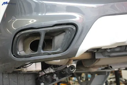 [BMW G06 X6 30d] 무광 카본 원형 듀얼 머플러팁 / 부산 기장군