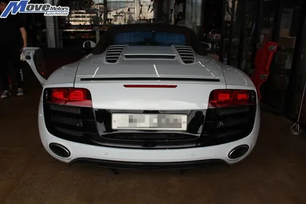 [아우디 R8 스파이더 V10 5.2fsi 콰트로 커스텀 배기 JSR퍼포먼스 소음기]JSR/콜드스타트/콜드 배기음/아이들배기음/슈퍼카배기음/양산 김해 울산 부산 해운대 서면 튜닝샵 / 부산 기장군