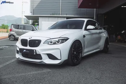 [BMW F87 M2] 에이드로 신제품 M2 전용 드라이 카본 스완넥 카본 GT윙 장착 / 부산 기장군
