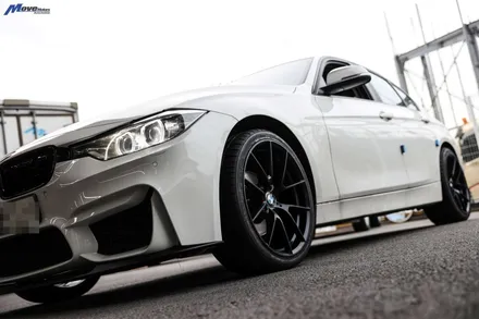 [BMW F30 320i] M4 CS 스타일 19인치 PCD 120 5홀 휠 타이어 교환 / 부산 정관 BMW 19인치 M763 휠 / 휠 인치업 무브모터스 / 부산 기장군