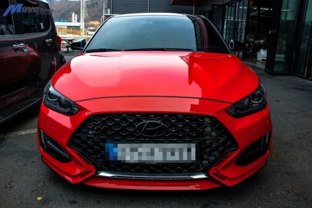 [현대 벨로스터JS] 벨로스터N 바디킷 + 커스텀 가변배기 + SSR GTX0118인치 휠 + 사일룬타이어 + 무본 일체형 서스펜션 장착 + 네오테크4P 브레이크 리어확장 튜닝 / 부산 기장군