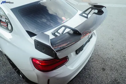 [BMW F87 M2] 에이드로 신제품 M2 전용 드라이 카본 스완넥 카본 GT윙 장착 / 부산 기장군