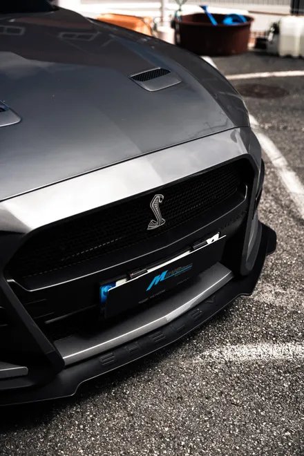 [포드 머스탱 2.3T 에코 부스트] 쉘비 GT500 스타일 바디킷 + 캘리퍼 도색 + 커스텀 가변 배기 / 포드 / 머스탱 / 부산 기장군