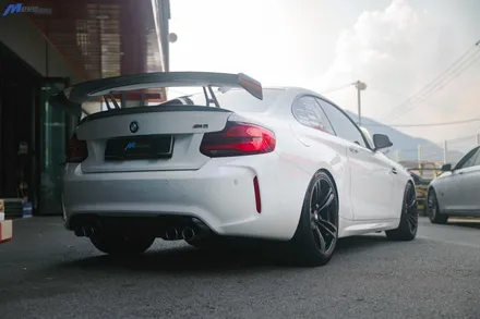 [BMW F87 M2] 에이드로 신제품 M2 전용 드라이 카본 스완넥 카본 GT윙 장착 / 부산 기장군