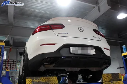 [Mercedes-AMG GLC43 4MATIC EXHAUST SYSTEM]벤츠 GLC43 쿠페 커스텀배기/배기음/듀얼배기,머플러튜닝/경남+양산+김해+기장+부산 무브모터스 / 부산 기장군