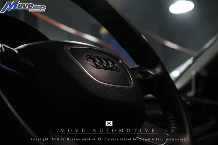 [아우디 A8 V8 4.2 FSI 커스텀 듀얼배기 튜닝]듀얼 사각팁/JSR퍼포먼스/AMG팁/A8 배기튜닝/8기통 배기음/아우디 A8배기음/부산 머플러튜닝샵/사각팁/무브모터스 / 부산 기장군