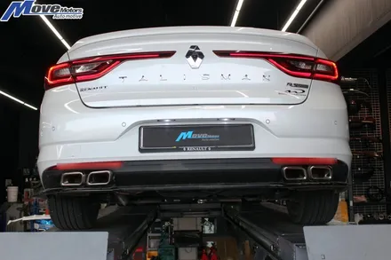 [르노 삼성 SM6 1.6T TCE 탈리스만 JSR퍼포먼스 커스텀 가변배기 캣백]듀얼배기/듀얼라인/사각팁/XM3/1.8T/1.3T/양산 김해 울산 부산 해운대 기장정관 무브모터스 / 부산 기장군