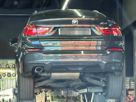 [BMW F26 X4] 550 스타일 사각 머플러팁 장착 순정틱한 배기팁 / 부산 기장군