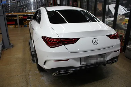 [벤츠 CLA250] CLA45s AMG 바디킷 개조 + 커스텀 가변 머플러 튜닝 / 부산 기장군