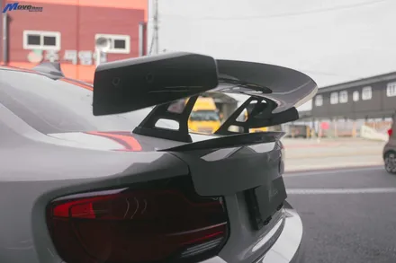 [BMW F87 M2] 에이드로 신제품 M2 전용 드라이 카본 스완넥 카본 GT윙 장착 / 부산 기장군