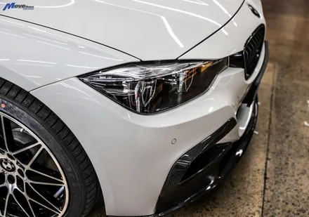 [BMW F30 330i] 부산 M퍼포먼스 풀카본 프론트립 디퓨져 장착 + 아우라에스 ARP 가변 듀얼배기 + BMW M4 컴페티션 19인치 휠 + PSM 카본 리어 스포일러 장착 / 부산 기장군