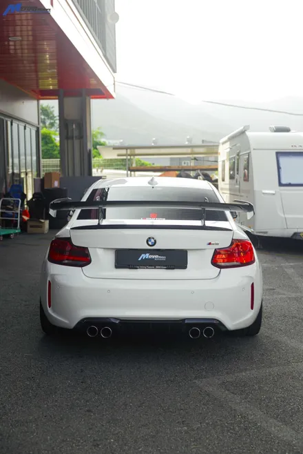 [BMW F87 M2] 에이드로 신제품 M2 전용 드라이 카본 스완넥 카본 GT윙 장착 / 부산 기장군