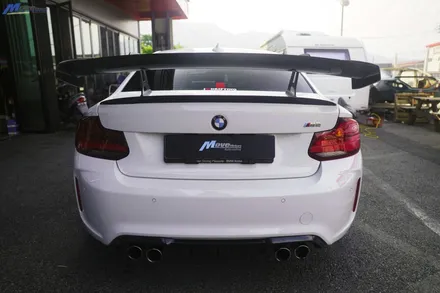 [BMW F87 M2] 에이드로 신제품 M2 전용 드라이 카본 스완넥 카본 GT윙 장착 / 부산 기장군