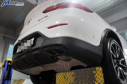 [Mercedes-AMG GLC43 4MATIC EXHAUST SYSTEM]벤츠 GLC43 쿠페 커스텀배기/배기음/듀얼배기,머플러튜닝/경남+양산+김해+기장+부산 무브모터스 / 부산 기장군